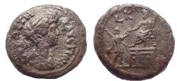 Ancient Coins - Egypt, Alexandria. Faustina junior, Tetradrachm c. 156-157, Very Rare. 100+ Year Pedigree