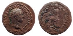 Ancient Coins - Titus. As Caesar, 69-79 AD. Æ Dupondius