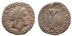 Ancient Coins - Marcus Antonius. Denarius. Military mint moving with Antony in 38 BC.