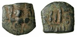 Ancient Coins - BYZANTINE EMPIRE.Constans II AD 641-668.AE.Follis.Struck AD 643/4.Mint of CONSTANTINOPLE.