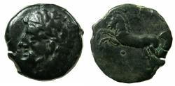 Ancient Coins - NUMIDIA.Massinissa or Micipsa circa 203-148-118 BC.AE.
