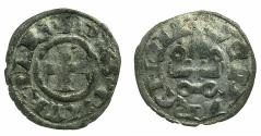 World Coins - CRUSADER.Principality of Achaia.Philip de Taranto AD 1307-1313.Bi.Denier.variety PT3.