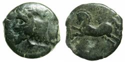 Ancient Coins - NUMIDIA.Massinissa or Micipsa circa 203-148-118 BC.AE.26.3mm.