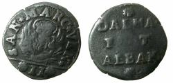 World Coins - ITALY.VENICE for DALMATIA AND ALBANIA.AE.Gazzetta ( 2 Soldi ).Issued 1684 and 1691.