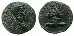 Ancient Coins - CAPPADOCIA.Caesarea.Commodus AD 177-192.AE.27.9mm. Struck AD 187/88. Fire altar,  mount Argaeus