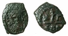 Ancient Coins - BYZANTINE EMPIRE.Maurice Tiberius AD 502-602.AE.Decanummium. Mint of CONSTANTINOPLE.