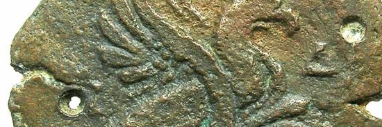 Ancient Coins - EGYPT.ALEXANDRIA.Antoninus Pius AD 138-161.AE.Drachma.struck AD 150/51. Female Sphinx: Unpublished regnal year