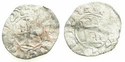 World Coins - CRUSADER STATES.CYPRUS.Henry I AD 1218-1253.Billon Denier.Type 7.Group.1.( reversed Y, wedge shaped R )