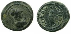 Ancient Coins - PHRYGIA.HIERAPOLIS.Pseudo-Autonomou issue.2nd -3rd cent AD. AE. Reverse.Nemessis standing.