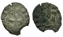 World Coins - CRUSADER.Principality of ACHAIA.Jean of Anjou-Gravina 1318-1333.Bi.Denier.Group B.Type B1