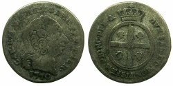 World Coins - ITALY.SARDINIA.Carlo Emanuelle III 1730-1733.Billon Mezzo Real Nuovo 1770.