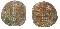 World Coins - CAPPADOCIA.KELVERI.St.Gregory Theologus church.AE.10 Para ''Bracteate''Token 1888 