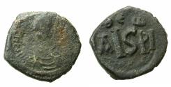 Ancient Coins - BYZANTINE EMPIRE.Justinian I AD 527-565.AE.16 Nummi.Thessalonika mint. A short lived denomination.