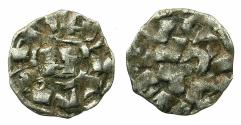 World Coins - CRUSADER.1st crusade:preferred coinage.TUSCANY.LUCCA.12th cent.AD.Bi.Denier.Rough style.