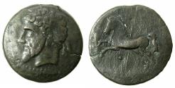 Ancient Coins - NUMIDIA.Massinissa or Micipsa circa 203-148-118 BC.AE.