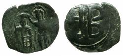 Ancient Coins - BYZANTINE EMPIRE.Andronicus II Sole reign AD 1282-1295.AE.Trachy.Class XII. Mint of THESSALONICA.