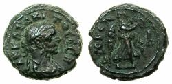 Ancient Coins - EGYPT.ALEXANDRIA.Tacitus AD 275-276.Billon Tetradrachm, struck AD 275/76. Reverse. Nike right.