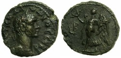 Ancient Coins - EGYPT.ALEXANDRIA.Claudius II Gothicus AD 268- Jan.270.Billon Tetradrachm, struck AD 269/270.~#~Nike flying left.