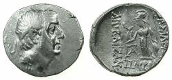 Ancient Coins - CAPPADOCIA.Ariobarzanes I Philoromaios 96-63 BC.AR.Drachma, uncertain date, stuck circa 66/65-64/63 BC.
