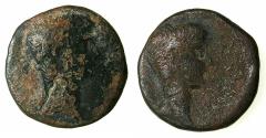 Ancient Coins - CYPRUS.Augustus and Gius Caesar 30BC - AD 14.AE.22.5mm. Uncertain mint.