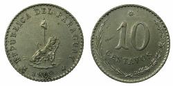 World Coins - PARAGUAY.CN.10 Centimos 1903.
