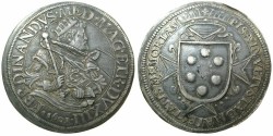 World Coins - ITALY.PISA.Ferdinando I de Medici AD 1587-1608.AR.Tallero.1601.