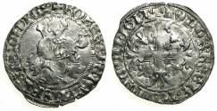 World Coins - ITALY.Kingdom of Naples.Robert 'The Wise' of Anjou AD 1309-1343.AR.Gigliato. Possibly posthumous issue, uncertain mint.