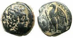 Ancient Coins - EGYPT:Alexandria. Ptolemy II 285-246 BC. AE.Diobol.