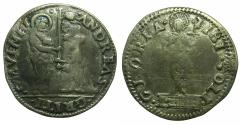 World Coins - VENICE.Andrea Gritt AD 1523-1539.AR.Mocenigo.