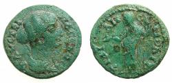 Ancient Coins - THRACE.TRAIANOPOLIS.Faustina Senior, wife of Antoninus Pius, Augusta AD 138-141.AE.20.3mm. Unpublished legend variant.