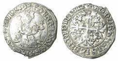 World Coins - ITALY.Kingdom of Naples.Robert 'The Wise' of Anjou AD 1309-1343.AR.Gigliato. Possibly posthumous issue, uncertain mint.