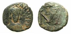 Ancient Coins - BYZANTINE EMPIRE.CARTHAGE.Justinian II 1st reign AD 685-695.AE.Follis. ***RARE ***