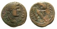 Ancient Coins - JUDAEA.TIBERIAS.King Agrippa II and Domitian Augustus 81-96 AD.AE.17.3mm.