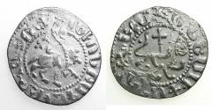 World Coins - ARMENIA, Cilician Kingdom.Levon III AD 1301-1307.AR.Takvorin.Mint of SIS. Unusual die shift.