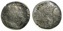 World Coins - ITALY.TUSCANY.FOSDINOVO.Maria Maddalena Centurioni Malaspina 1663-1669.AR.Luigino 1666