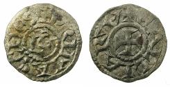 World Coins - FRANCE.LYONNAIS.Archeveche de Lyon.13th cent AD.Billon Denier.