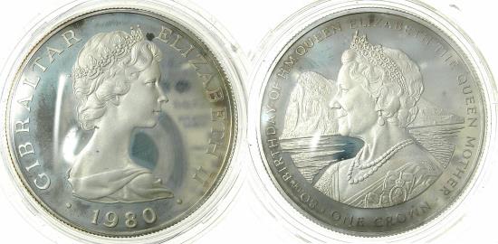 ハ*ン様 GIBRALTAR ELIZABETH II CROWN 銀貨 198 美術品・アンティーク・コレクション ハ*ン様 GIBRALTAR ELIZABETH II