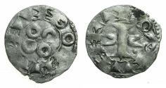 World Coins - FRANCE.LANGUDEC.Counts of Melgueil. 12-13 cent AD.Bi.Denier.