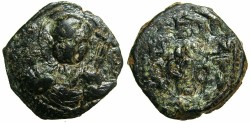 World Coins - CRUSADER.Principality of ANTIOCH.Tancred AD 1104-1112.AE.Follis.1st type.small module.