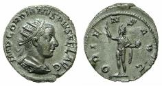 Ancient Coins - ROMAN.Gordian III AD 238-244.AE.Antoninianus.Antioch mint. Sol standing