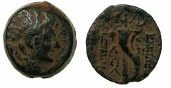 Ancient Coins - SELEUCID EMPIRE.Alexander II Zebina 128-123 BC.AE.21.Type C. Mint of ANTIOCH
