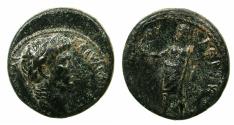 Ancient Coins - PHRYGIA.AEZANI.Claudius AD 41-54.AE.18.4mm. Klaudios Hierax magistrate.