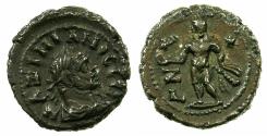 Ancient Coins - EGYPT.ALEXANDRIA. Maximianus Heraclius AD 286-305.Billon tetradrachm, struck AD 291/92. ~#~. Heraclius standing holding Nike