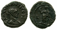 Ancient Coins - EGYPT.ALEXANDRIA.Constantius Chlorus Caesar AD 293-305.Billon Tetradrachm, struck AD 293/94.~#~.Eirene