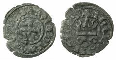 World Coins - CRUSADER STATES.GREECE.Dukedom of ATHENS.Guy II AD 1287-1308.Billon Denier. Star below Chatel.