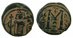 Ancient Coins - ARAB BYZANTINE Anonymous 7th cent AD AE Fals. Damascus mint.