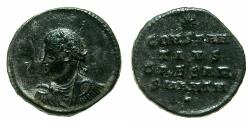 Ancient Coins - ROMAN.Constantius II as Caesar AD 337-347.AE.Follis.mint of ANTIOCH, officina A.Struck Circa AD 324/325.