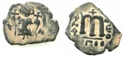 Ancient Coins - PSEUDO BYZANTINE.7th Cent.AD.Anonymous.AE.Fals ( Follis ). After Constans II ( AD 641-668 ).