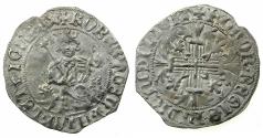 World Coins - ITALY.Kingdom of Naples.Robert 'The Wise' of Anjou AD 1309-1343.AR.Gigliato.Pothumus issue, uncertain ruler or mint.