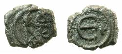 Ancient Coins - BYZANTINE EMPIRE.Justin II AD 565-578.AE.Pentanummium.Mint of CONSTANTINOPLE.